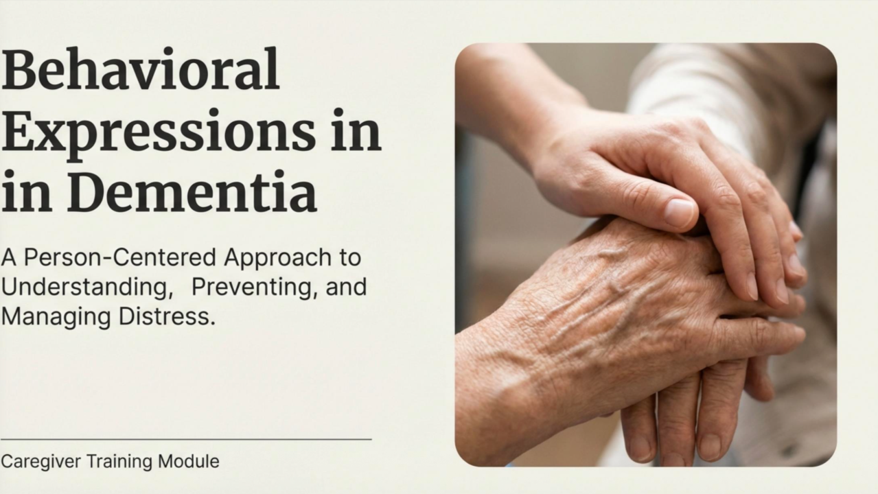 "Why Is Mom Being So Aggressive?" — What Behavioral Changes in Dementia Really Mean, and What To Do About Them