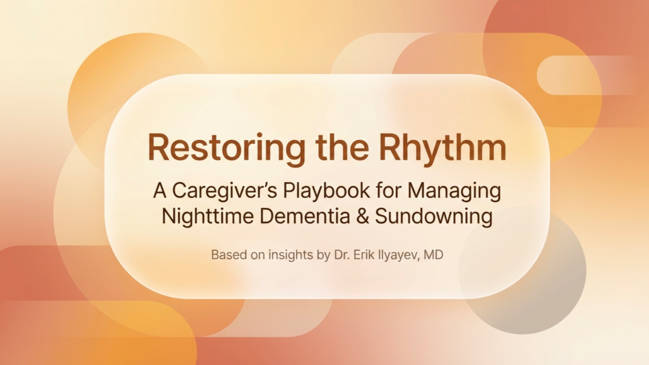 “Why Is My Loved One Awake All Night?” — The Biological Reason Dementia Destroys Sleep
